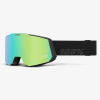 100% SNOWCRAFT 2023 GOGGLES - BLACK/GREEN W/HiPER MIRROR GREEN