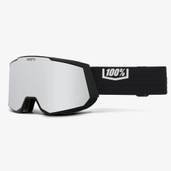 100% SNOWCRAFT XL 2023 GOGGLES - BLACK SILVER W/ HiPER MIRROR SILVER