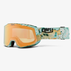 100% SNOWCRAFT XL 2023 GOGGLES - FOSSIL EXPRESS W/HiPER MIRROR COPPER