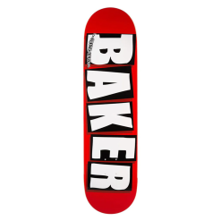 BAKER OG LOGO DECK RED/WHITE - 8.625"