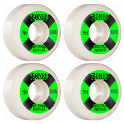 BONES 100s O.G. FORMULA WHITE V5 100A WHEELS - 54MM