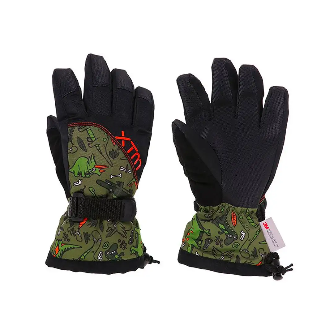 XTM ZOOM KIDS GLOVES - DINO CAMO