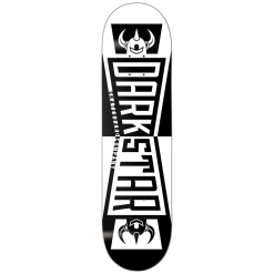 DARKSTAR DIVIDE DECK BLACK/WHITE - 8.25"