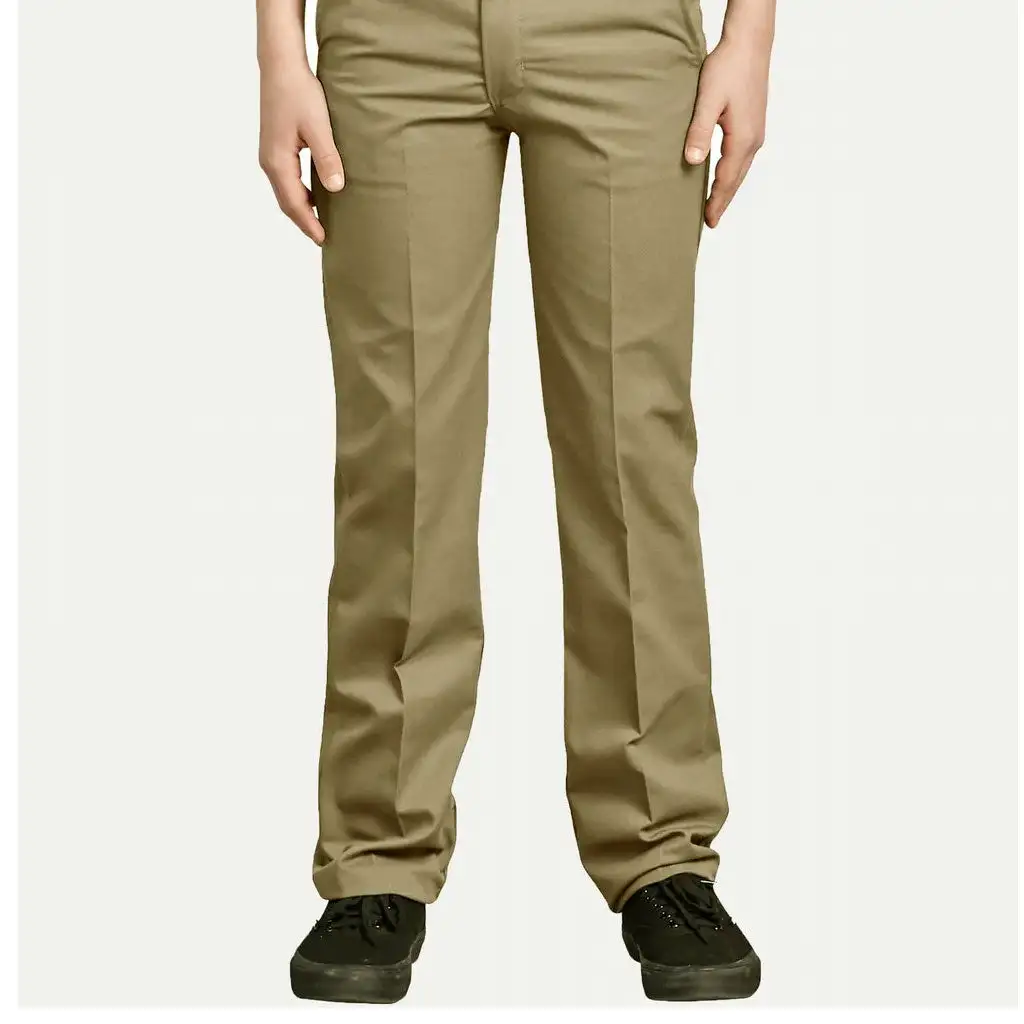 DICKIES SLIM STRAIGHT FIT YOUTH PANTS - DESERT SAND