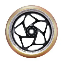 ENVY 120MM GAP CORE TRI-BEARING WHEELS PAIR - BLACK/GOLD