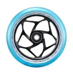 ENVY 120MM GAP CORE TRI-BEARING WHEELS PAIR - BLACK/TEAL