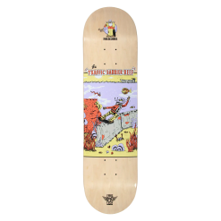 FOLKLORE TRAFFIC BARRIER REEF DECK - YELLOW