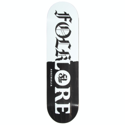 FOLKLORE TEAR SPLIT WARM PRESS DECK - WHITE