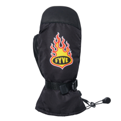 FYVE 2023 SPEED FLAME MITTS - BLACK