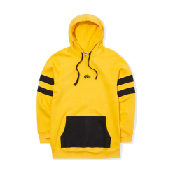 FYVE YELLOW W/BLACK ARMS HOODY