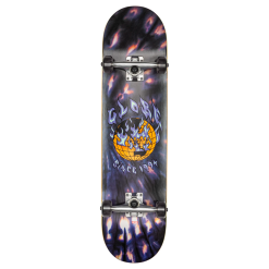 GLOBE G1 ABLAZE COMPLETE BLACK TIE DYE - 8.0