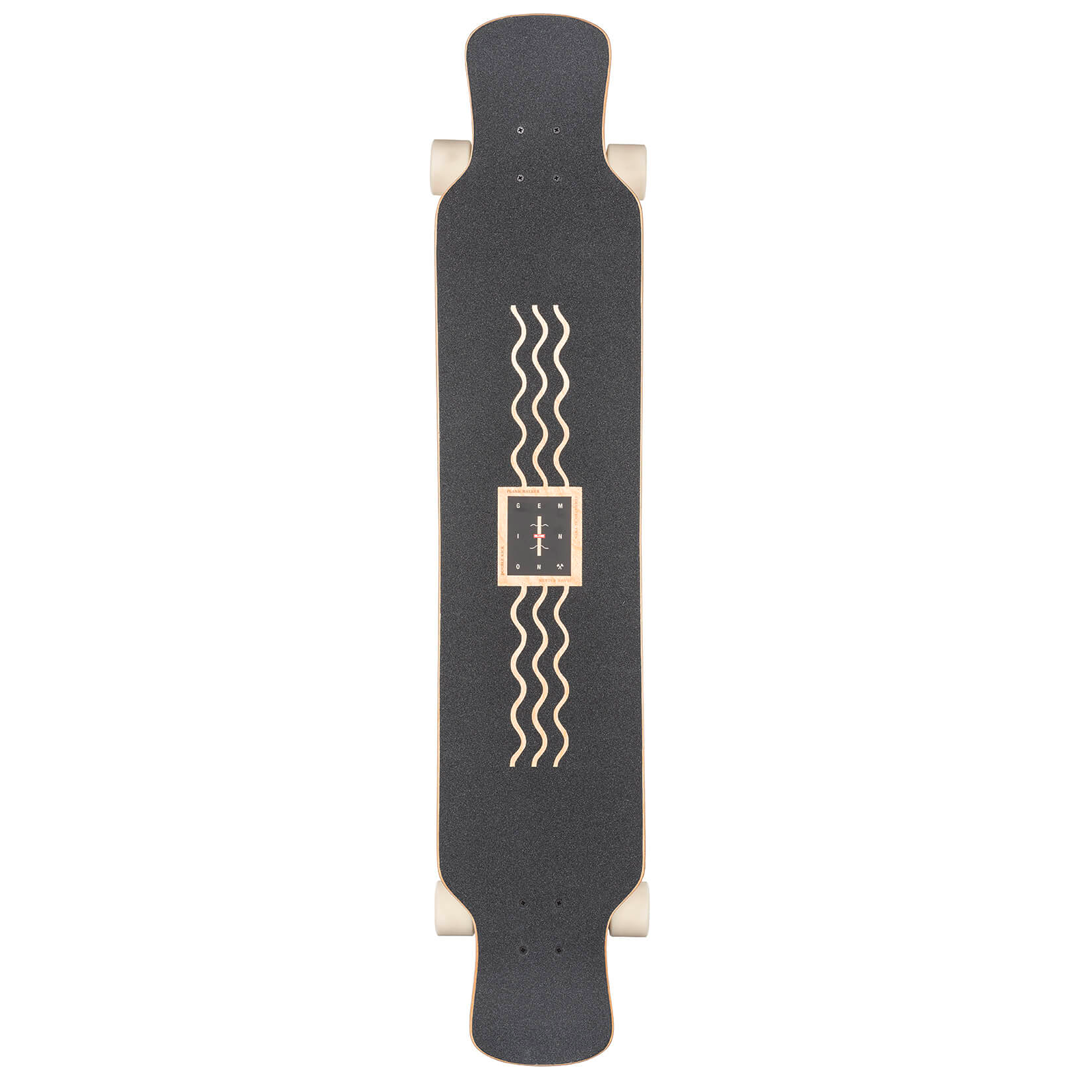 GLOBE GEMINON 47" LONGBOARD - SPRAY WAVE/BLACK - Image 2