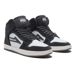 LAKAI TELFORD SKATE SHOES - GREY/WHITE