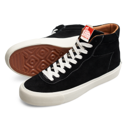 LAST RESORT VM001 HI SUEDE SHOES - BLACK/WHITE