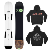 RIDE BERZERKER 2024 SNOWBOARD W/LIMITED EDITION RIDE X BALLISTYX HOODIE
