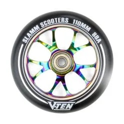 SLAMM V-TEN V2 WHEELS PAIR 88A NEO CHROME - 110MM