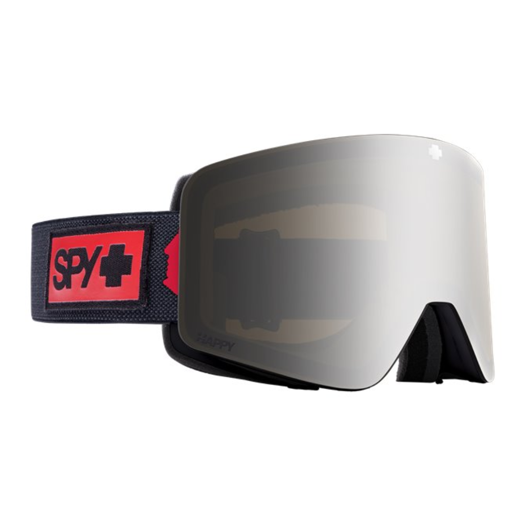 SPY MARAUDER NIGHT RIDER GOGGLES MATTE BLACK W/SILVER SPECTRA