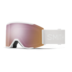 SMITH SQUAD MAG GOGGLES LOW BRIDGE FIT WHITE VAPOR