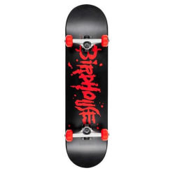 BIRDHOUSE LEVEL 1 COMPLETE BLOOD LOGO- BLACK - 8.0"