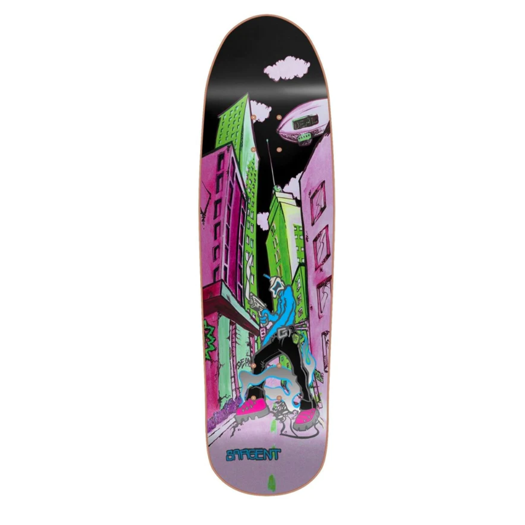 New-Deal NEW DEAL SARGENT INVADER SLICK NEON DECK - 9.3"