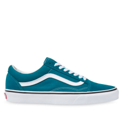 VANS OLD SKOOL SHOES BLUE CORAL/TRUE WHITE