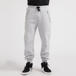 YUKI THREADS QUITTERS UNISEX TRACKIES HEATHER GREY