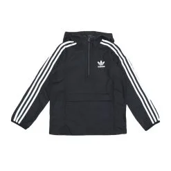 ADIDAS PACKABLE WINDBREAKER JACKET YOUTH - BLACK